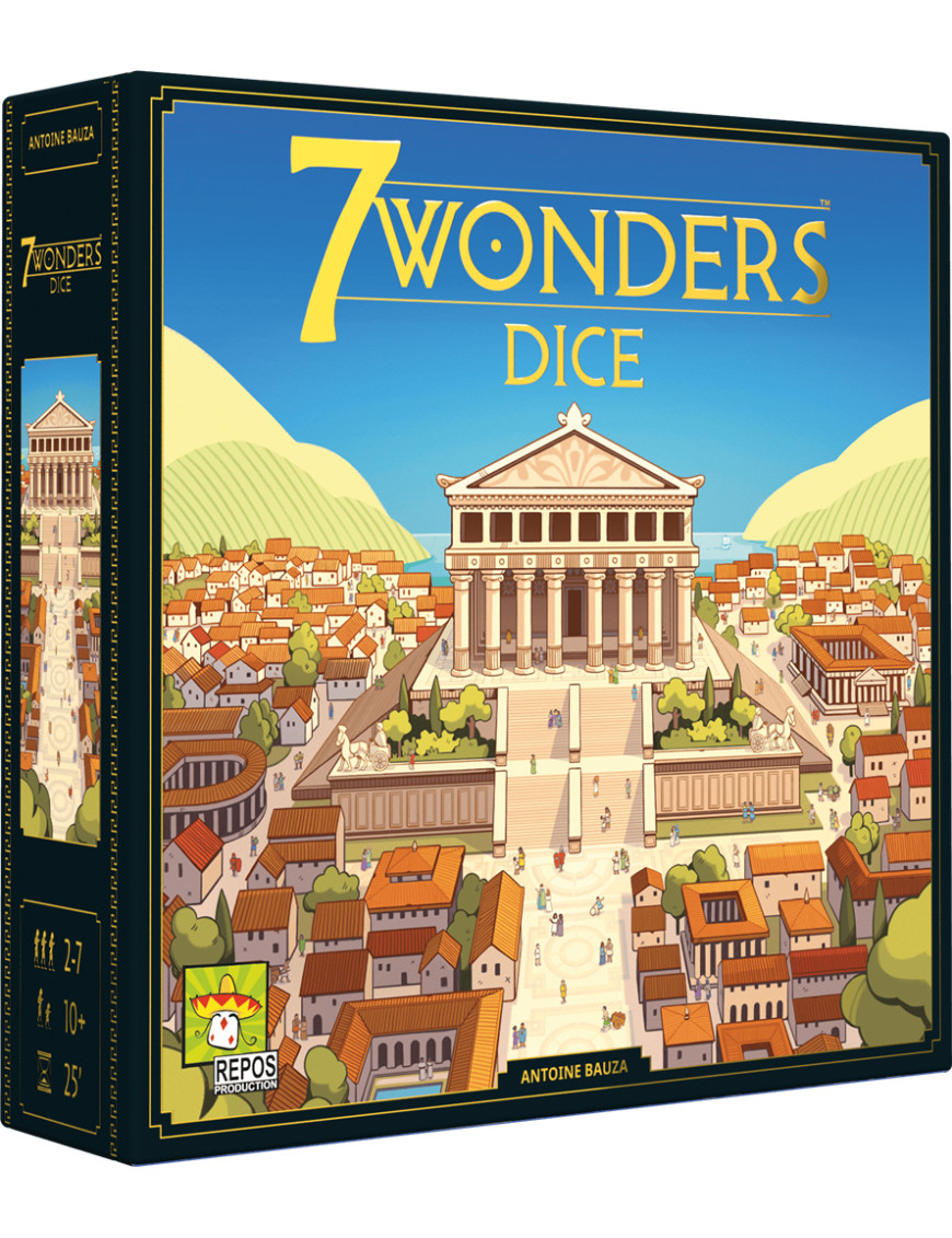 7 Wonders Dice FR Repos Prod Jeu de Société de Dés d'Antiquité pour 2-7 Joueurs