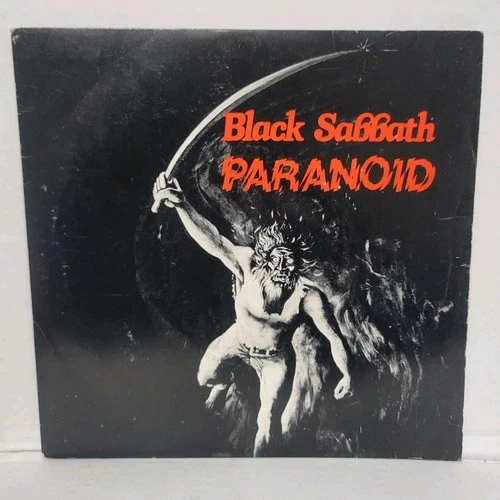 Vtg Black Sabbath 7' 45 RPM Paranoid/Snowblind Sweden Planet Records Good