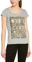 Watts 1Lauma Damen T-Shirt Kurzarmshirt Oberteil, China Grau, Gr. M