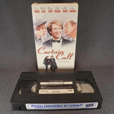 Curtain Call VHS James Spader Michael Caine Maggie Smith Romantic Comedy Movie
