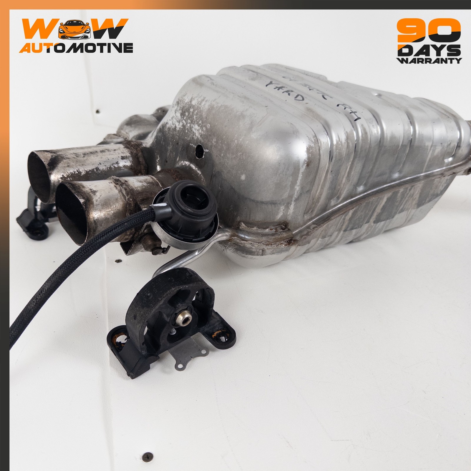 04-13 BENTLEY CONTINENTAL GTC GT RIGHT PASSENGER SIDE LOWER EXHAUST MUFFLER OEM