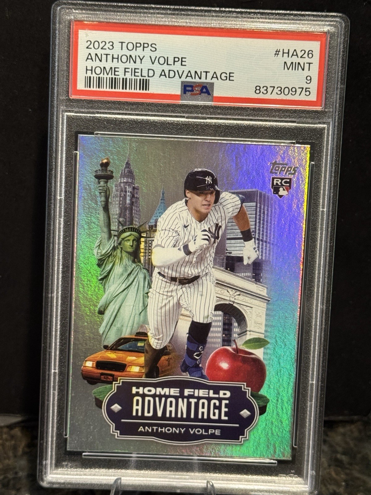 2023 Topps Update Series - Home Field Advantage Anthony Volpe #HA-26 (RC)  PSA 9