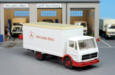 Wiking Mercedes MB 1017 Koffer-Lkw IMercedes Benz Chassis braunrot - neuwertig