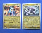 2 POKEMON card lot 2024 Surging Sparks PALKIA & DIALGA Reverse Holo Sinnoh Duo