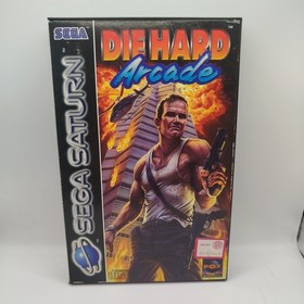 Die Hard Arcade Game for Sega Saturn Complete Pal Italian Excellent Fast Speed
