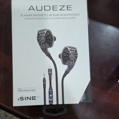 Audeze iSINE 10 Planar Magnetic In-Ear Earbuds w/ Lightning & 3.5mm Mic