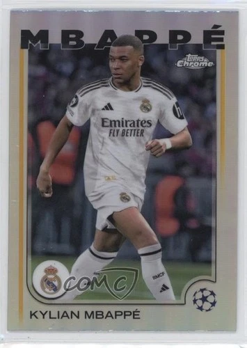 Kylian Mbapp 2024 Topps Chrome Kylian Mbapp #1 Refractor