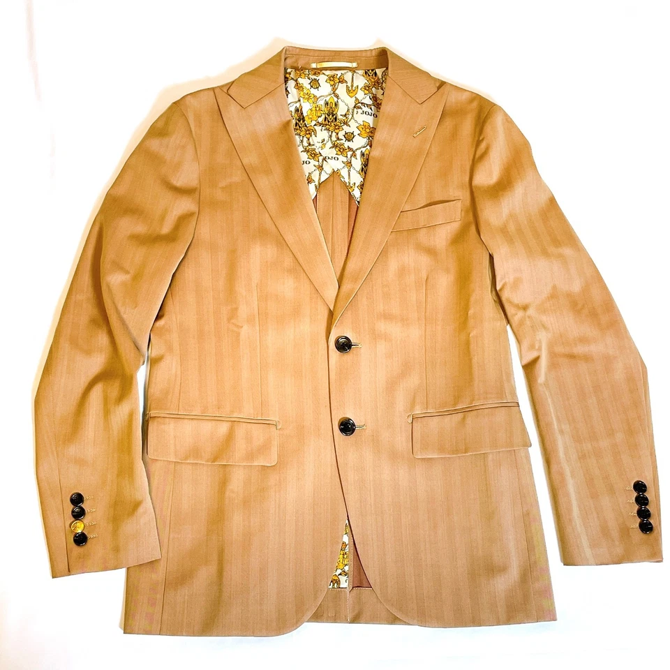 JoJo's Bizarre Adventure Part.5 Giorno Giovanna Suit 2 Piece S Beige P.S.FA - Image 4 of 4