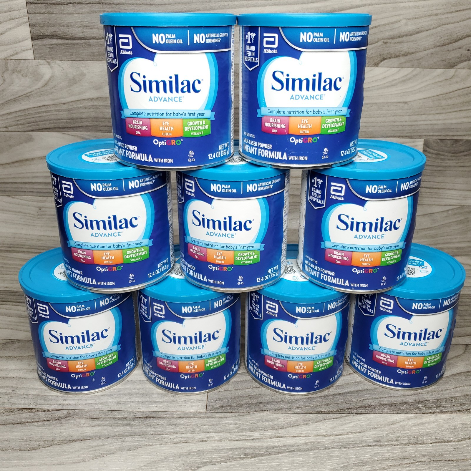 Similac Advance Infant Formula With Iron 12.4 Oz Can Lot of 