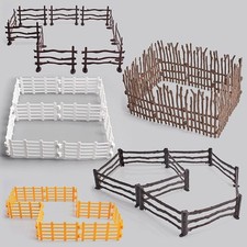 "Recreate a Ranch Scene 5 Styles of PVC Model Farm Fence for Miniatures"