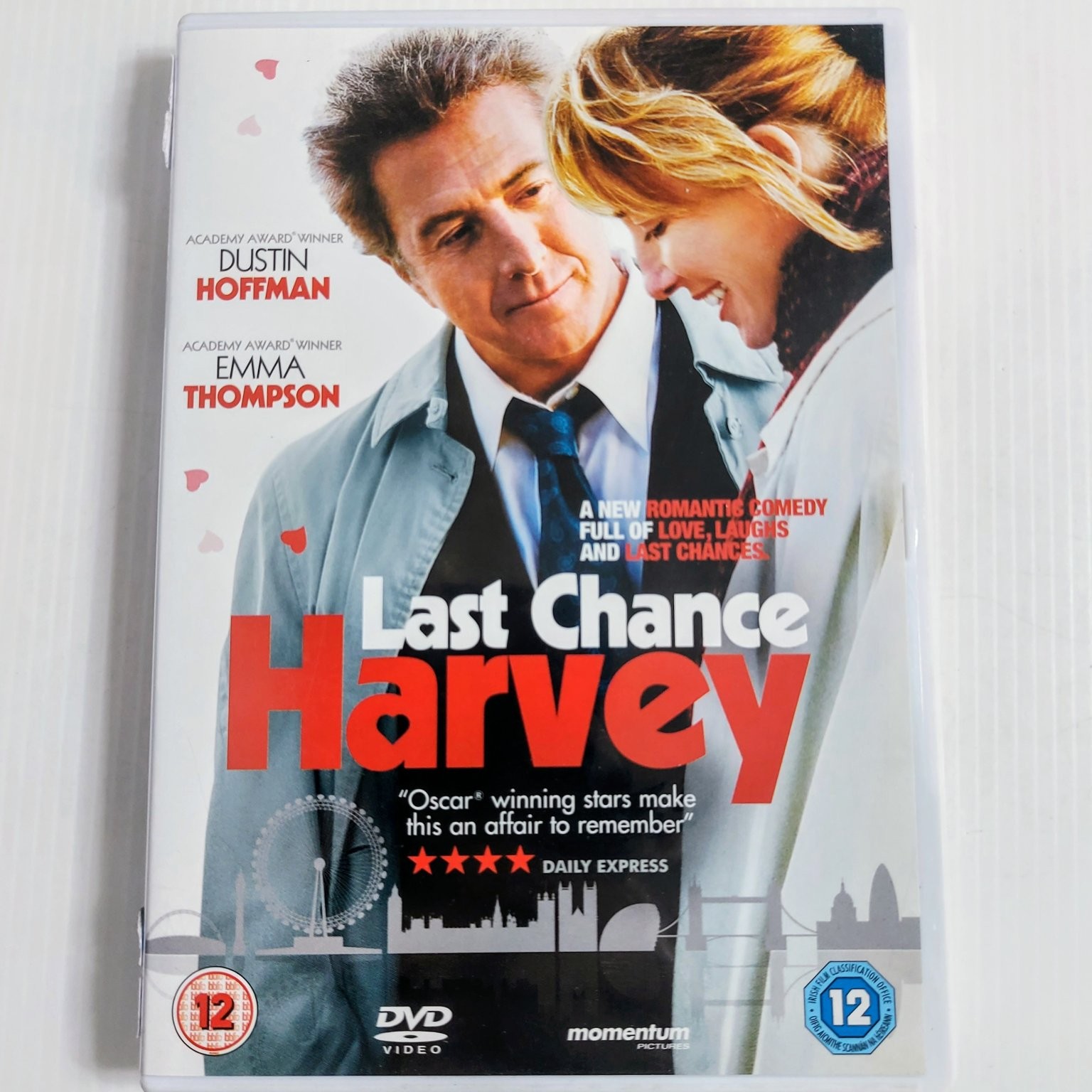 Last Chance Harvey DVD 2008 Dustin Hoffman Emma Thompson Romantic Comedy