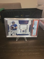 2018 Panini National Treasure Eli Manning Franchise Treasures 78/99 PSA 9 
