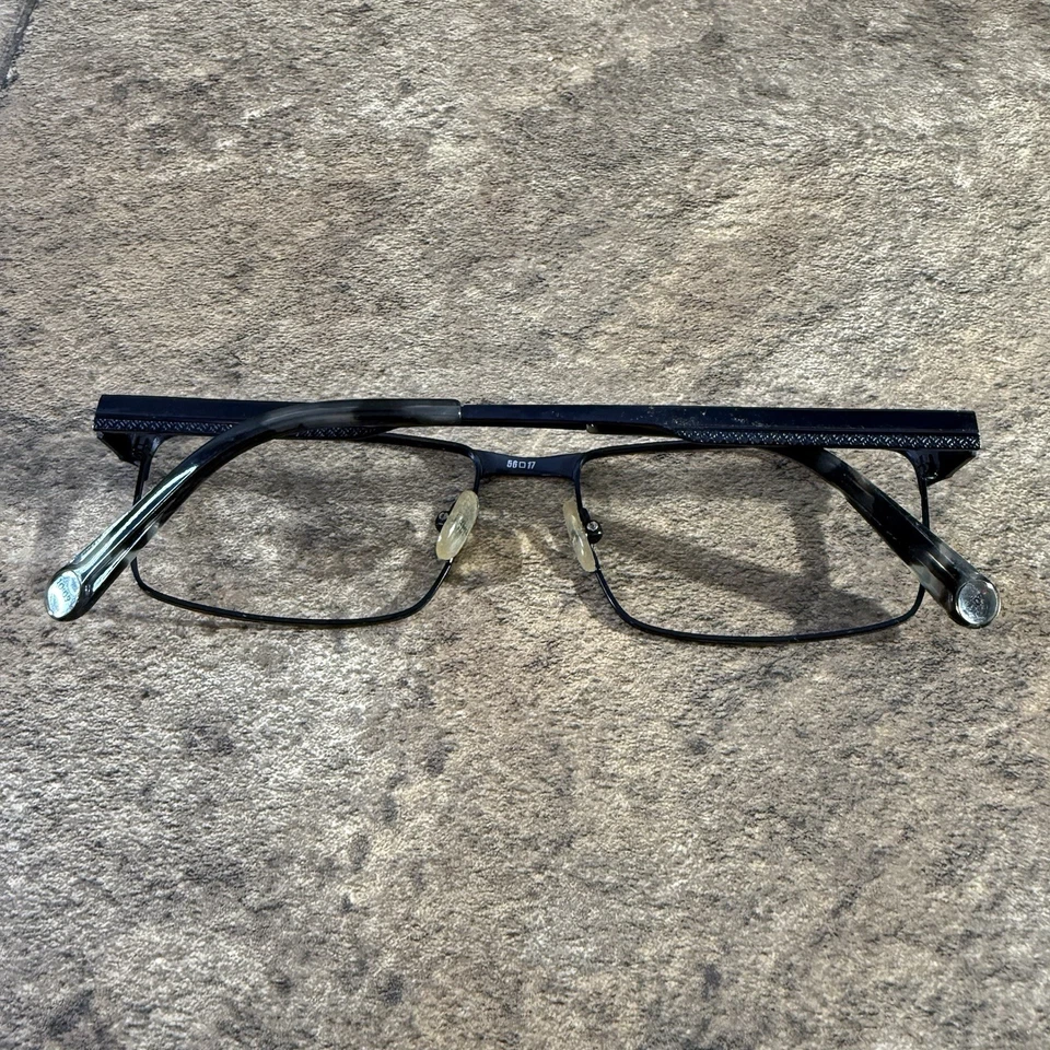 Timex 2:33PM Eyeglasses Frame Only Black Flex Hinges Full Rim 56-17-150-35mm - Image 4 of 4