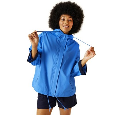 Regatta Sarika Giovanna Fletcher wasserdichte Damenjacke mit Kapuze   Sonic Blue