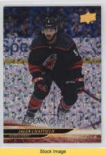 2024-25 Upper Deck Series 2 Rainbow Speckled Foil Jalen Chatfield #278 READ 3d2