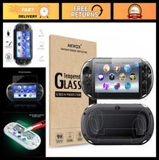 2 Front  2 Back Screen Protectors for Sony PS Vita 2000 - 9H Tempered Glass  H