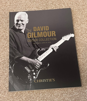 DAVID GILMOUR Pink Floyd GUITAR CHRISTIES AUCTION CATALOGUE  2019 RARE NEW