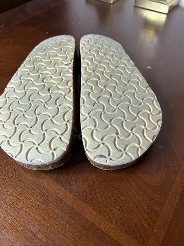Birkenstock Deutschland Novato Rot Leder Sandalen Schuhe Flats 39 - Bild 6 von 8