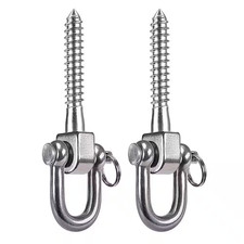 Stainless Steel Swing Hangers Set Hooks for Porch Swing Hammock Chair Heavy Duty