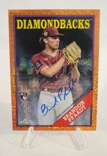 2023 Topps Update Silver Pack Brandon Pfaadt Auto Orange Mojo /25 (RC)