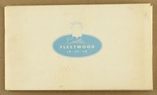 1937 Original Cadillac Fleetwood V8 V12 V16 Sales Brochure Portfolio 13 Plates