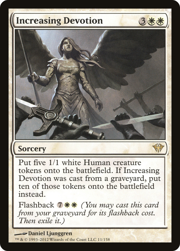 Increasing Devotion #11 (MP) Dark Ascension DKA Magic MTG