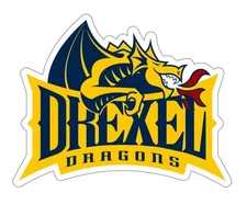Drexel University Dragons Football Sticker Die Cut Laminated