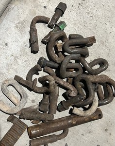 10 Lbs. Railroad Spikes Screws Scrap Crafts Art Forging High Carbon Steel Iron