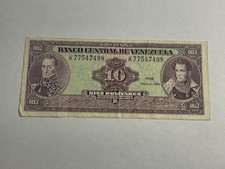 America Venezuela 10 Bolivares 1990 (10-12/2)