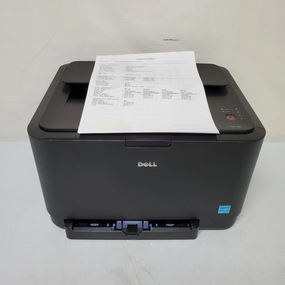 Dell 1230c Color Laser Printer NO TONER 6K Page Count USB - Image 3 of 4
