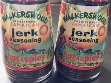 2 Pack Walkerswood Traditional Jamaican Jerk Seasoning Hot Spicy 10 oz Jars