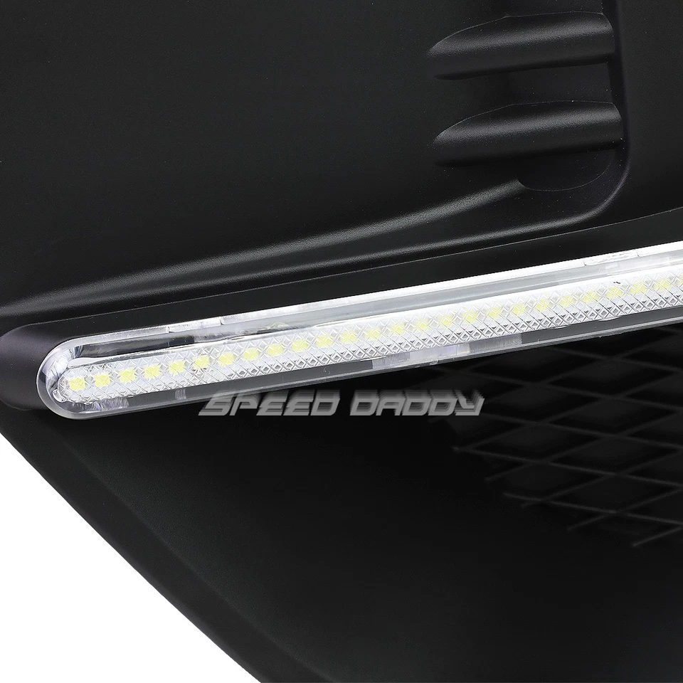 PARA 15-17 SUBARU WRX STI LED DRL BAR PARA-CHOQUE FAROL DE NEBLINA DE DIREÇÃO TAMPA MOLDURA - Imagem 2 de 4