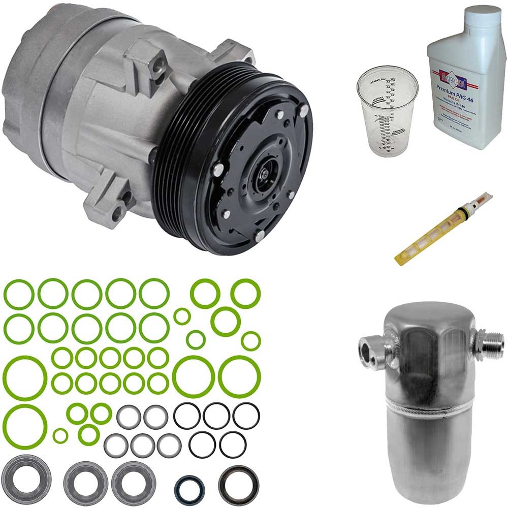 For Buick Park Avenue 2000-2005 Omega AC Compressor w/ A/C Repair Kit DAC