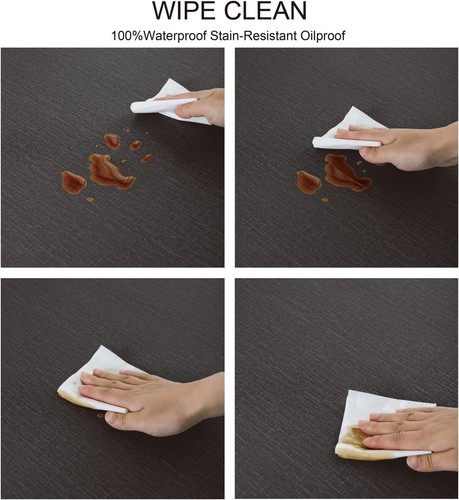 Vinyl Tischdecke Flanellunterlage, Outdoor Tisch Abdeckung 100 % wasserdicht 30 x 72 Zoll - Bild 4 von 6