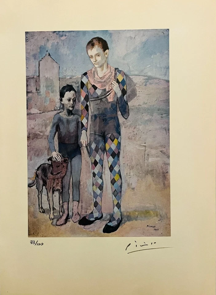 PABLO PICASSO, IMPRESIÓN ORIGINAL FIRMADA, INCLUYE CERTIFICADO DE AUTENTICIDAD Y TASACIÓN DE $3,500. Foto 2 de 4