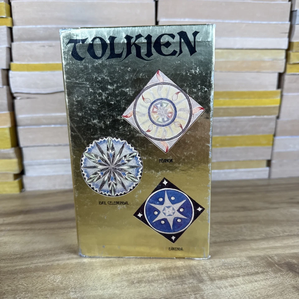 The Lord Of The Rings Gold Foil Box Set 4 Titles JRR Tolkien Ballantine PB - Image 4 of 4