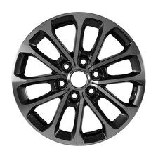 18x7.5 12 Spoke Used Aluminum Wheel Machined And Painted Dark Charcoal 560-10169 18x7.5 12 Spoke Used Aluminum Wheel Machined And Painted Dark Charcoal 560-10169