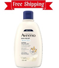 Aveeno Skin Relief Body Wash Soothes Very Dry Skin 500ML UK