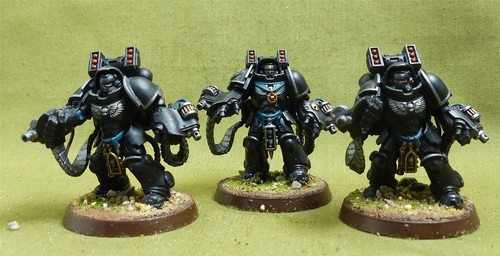 Aggressor Squad painted - Iron Hands - Warhammer 40K #1QS
