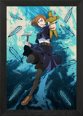 JJK Figuren: Kugisaki Nobara gerahmtes Wandbild Poster Leinwanddruck Bild