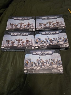 Warhammer 40K Space Wolves Blood Claws/ Wulfen Lot by Games Workshop