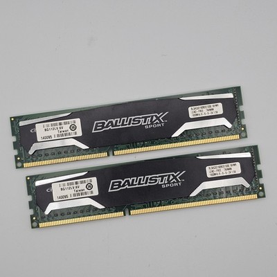 Crucial Ballistix Sport 8GB (2x4GB) DDR3 1600MHz Desktop RAM BLS4G3D1609DS1S00