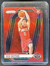 2024-25 Panini Prizm Reed Sheppard RC Red Rookie #/299 Rockets