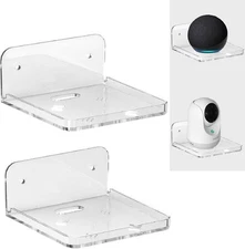 Wall Mount Floating Shelves for 2 Pcs Camera Mini Speaker Shelf Baby Small 