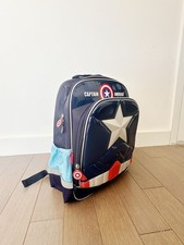 Captain America Marvel Kids Backpack 3D Soft Shell Schoolbag