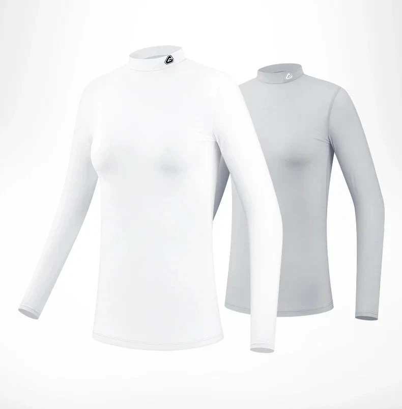 Golf Ice Silk Bottom Coat Shading Sunscreen Long-sleeved T-shirt Ice Silk Shirt - Image 4 of 4