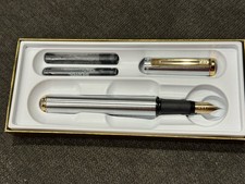 Sheaffer Award Steel Fountain Pen Made In Usa With Box