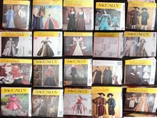 McCalls halloween cosplay gothic costumes  sewing patterns Uncut Your choice P