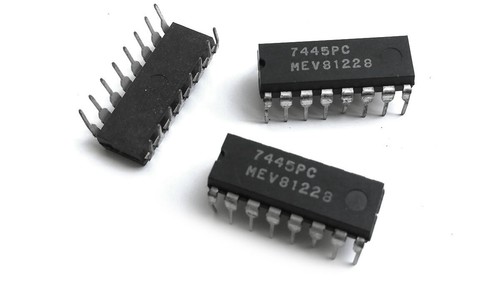 7445PC (SN7445N) BCD 7-SEGMENT DECODER 7445 IC (2 pieces) | eBay