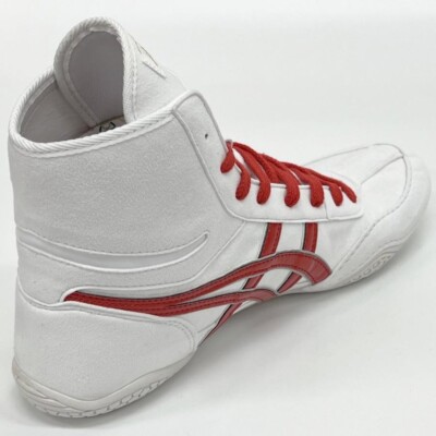 ASICS Wrestling Boxing Shoes EX-EO (TWR900) White x White x Red x